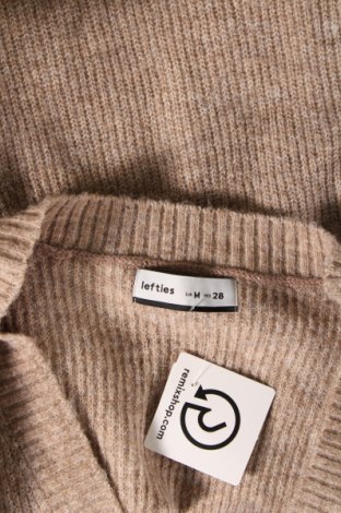 Дамски пуловер Lefties, Размер M, Цвят Кафяв, Цена 8,70 лв.