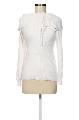 Дамски пуловер M&V, Размер L, Цвят Бял, Цена 7,54 лв.