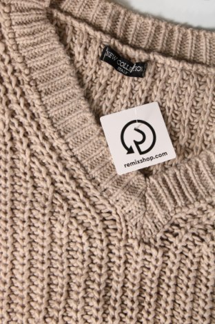Γυναικείο πουλόβερ Made In Italy, Μέγεθος XL, Χρώμα  Μπέζ, Τιμή 5,38 €