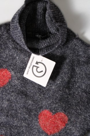Γυναικείο πουλόβερ Made In Italy, Μέγεθος S, Χρώμα Γκρί, Τιμή 4,49 €