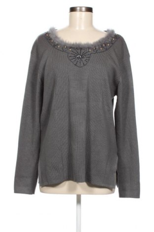 Γυναικείο πουλόβερ Moda Pui, Μέγεθος M, Χρώμα Γκρί, Τιμή 4,33 €