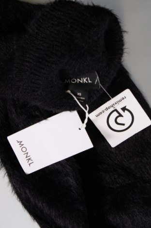 Дамски пуловер Monki, Размер XS, Цвят Черен, Цена 13,72 лв.
