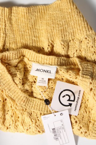Damenpullover Monki, Größe XS, Farbe Gelb, Preis 5,56 €