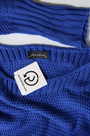 Дамски пуловер New Laviva, Размер M, Цвят Син, Цена 21,75 лв.