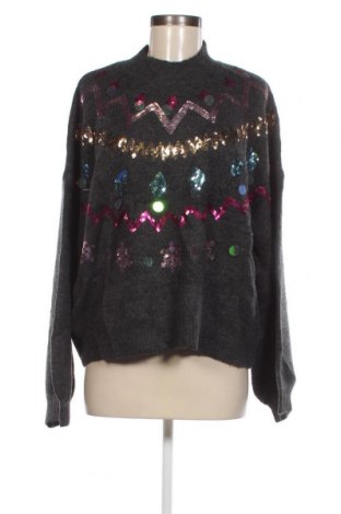 Γυναικείο πουλόβερ New Look, Μέγεθος L, Χρώμα Γκρί, Τιμή 4,49 €