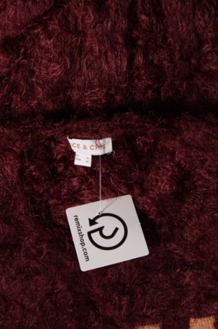 Pulover de femei Nice & Chic, Mărime M, Culoare Roșu, Preț 23,85 Lei