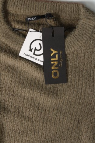 Дамски пуловер ONLY, Размер M, Цвят Зелен, Цена 18,36 лв.