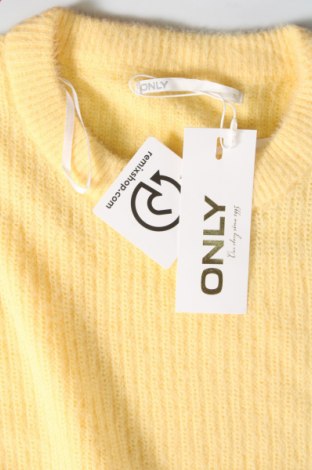 Дамски пуловер ONLY, Размер XL, Цвят Жълт, Цена 13,50 лв.