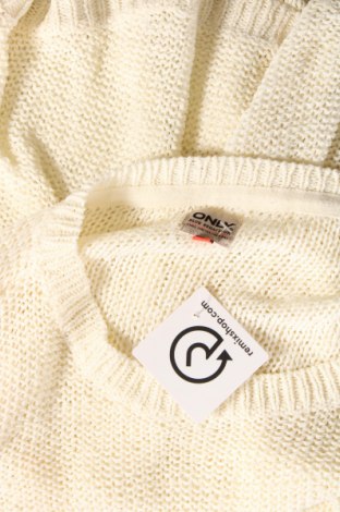 Дамски пуловер ONLY, Размер S, Цвят Екрю, Цена 7,00 лв.