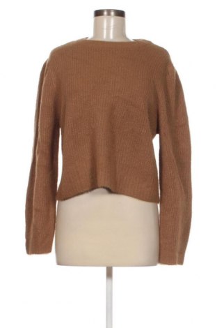 Дамски пуловер ONLY, Размер XXL, Цвят Кафяв, Цена 13,50 лв.