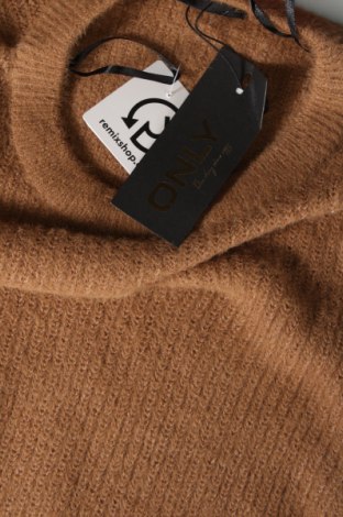 Дамски пуловер ONLY, Размер XL, Цвят Кафяв, Цена 13,50 лв.