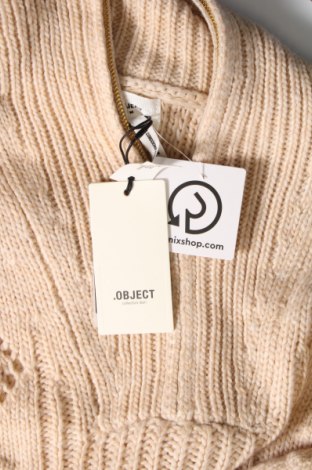 Γυναικείο πουλόβερ Object, Μέγεθος M, Χρώμα  Μπέζ, Τιμή 24,75 €