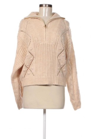 Дамски пуловер Object, Размер M, Цвят Бежов, Цена 37,41 лв.