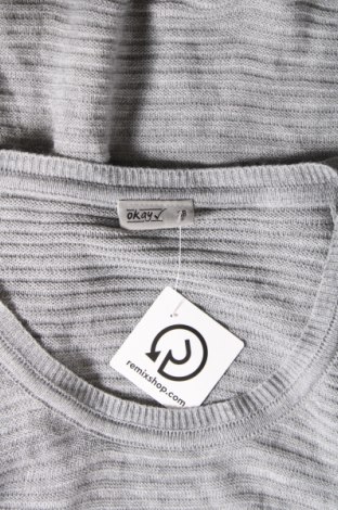 Γυναικείο πουλόβερ Okay, Μέγεθος M, Χρώμα Γκρί, Τιμή 5,38 €