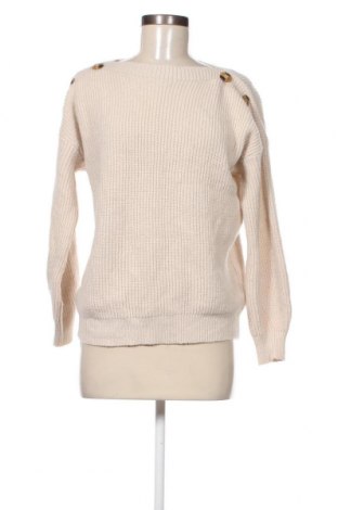 Дамски пуловер Pimkie, Размер M, Цвят Бежов, Цена 7,54 лв.
