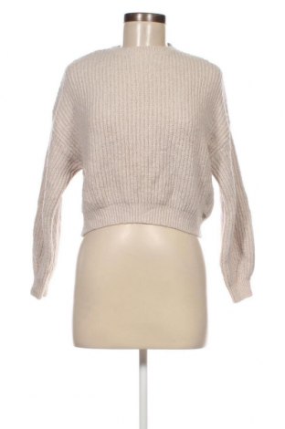 Дамски пуловер Pull&Bear, Размер M, Цвят Бежов, Цена 7,25 лв.