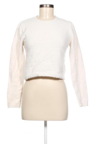 Дамски пуловер Pull&Bear, Размер M, Цвят Бял, Цена 7,54 лв.