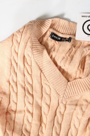 Дамски пуловер SHEIN, Размер S, Цвят Бежов, Цена 5,80 лв.