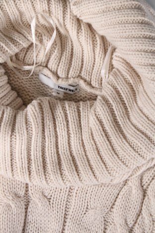 Дамски пуловер Tally Weijl, Размер M, Цвят Бежов, Цена 7,25 лв.
