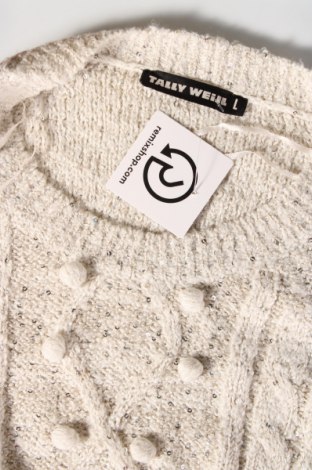 Дамски пуловер Tally Weijl, Размер L, Цвят Бежов, Цена 8,70 лв.