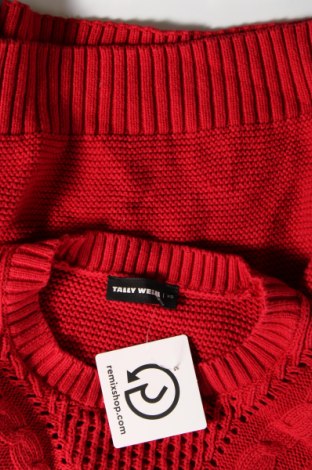 Дамски пуловер Tally Weijl, Размер XS, Цвят Червен, Цена 13,05 лв.
