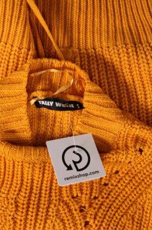 Дамски пуловер Tally Weijl, Размер S, Цвят Жълт, Цена 13,05 лв.