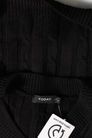 Γυναικείο πουλόβερ Today, Μέγεθος M, Χρώμα Μαύρο, Τιμή 5,38 €