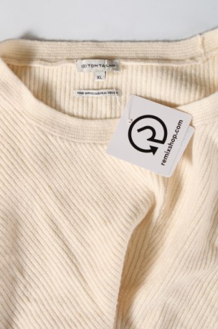 Γυναικείο πουλόβερ Tom Tailor, Μέγεθος XL, Χρώμα Εκρού, Τιμή 17,94 €