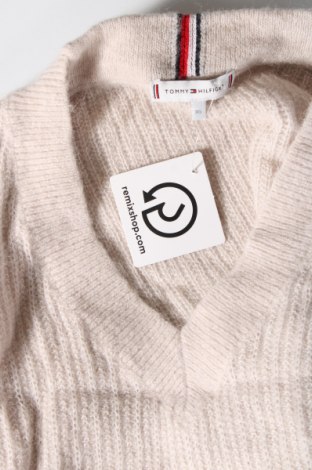 Γυναικείο πουλόβερ Tommy Hilfiger, Μέγεθος XS, Χρώμα  Μπέζ, Τιμή 35,44 €