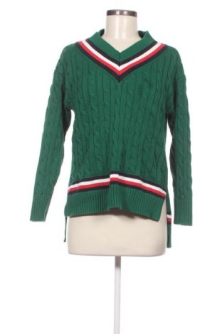 Γυναικείο πουλόβερ Tommy Hilfiger, Μέγεθος S, Χρώμα Πράσινο, Τιμή 41,35 €