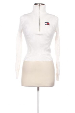 Γυναικείο πουλόβερ Tommy Jeans, Μέγεθος L, Χρώμα Εκρού, Τιμή 41,35 €