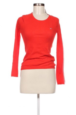 Γυναικείο πουλόβερ Tommy Jeans, Μέγεθος XS, Χρώμα Κόκκινο, Τιμή 41,35 €
