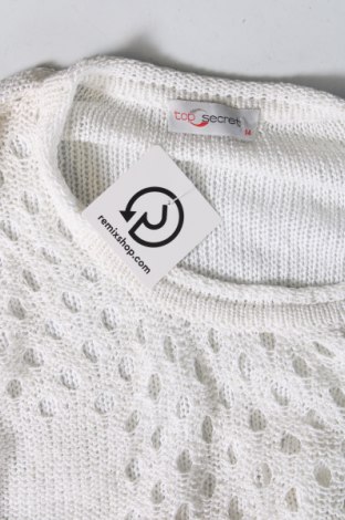 Γυναικείο πουλόβερ Top Secret, Μέγεθος XL, Χρώμα Λευκό, Τιμή 5,20 €