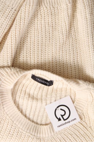 Дамски пуловер Trendyol, Размер L, Цвят Екрю, Цена 7,25 лв.
