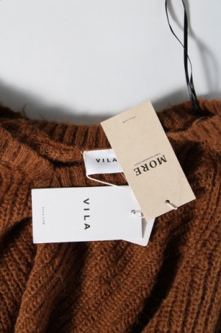 Дамски пуловер VILA, Размер M, Цвят Кафяв, Цена 15,66 лв.