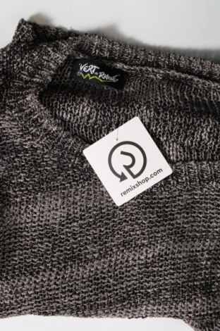 Дамски пуловер Vert De Rage, Размер M, Цвят Сив, Цена 12,47 лв.