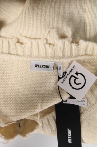 Γυναικείο πουλόβερ Weekday, Μέγεθος M, Χρώμα Εκρού, Τιμή 10,91 €