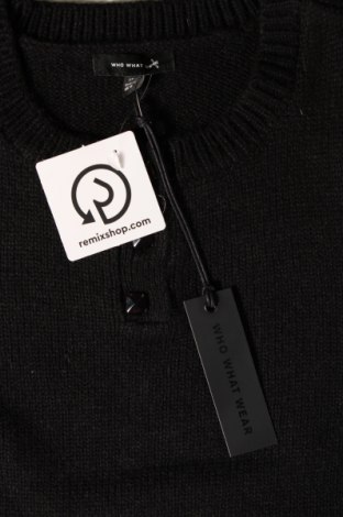 Дамски пуловер Who What Wear, Размер M, Цвят Черен, Цена 19,80 лв.