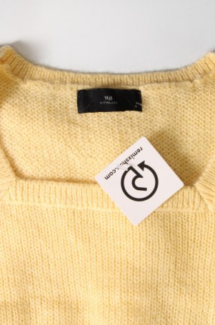 Дамски пуловер WithBlack, Размер S, Цвят Жълт, Цена 8,00 лв.