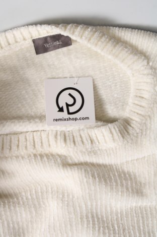 Γυναικείο πουλόβερ Yessica, Μέγεθος XL, Χρώμα Λευκό, Τιμή 5,38 €