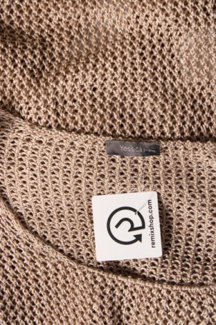 Дамски пуловер Yessica, Размер L, Цвят Бежов, Цена 6,67 лв.