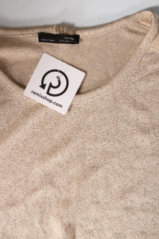 Дамски пуловер Zara, Размер M, Цвят Бежов, Цена 7,20 лв.