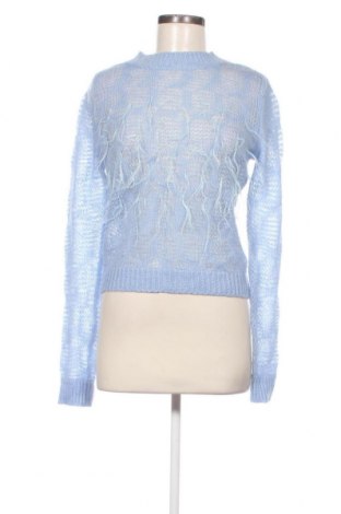 Дамски пуловер Zara, Размер L, Цвят Син, Цена 8,10 лв.