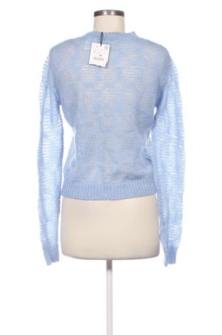 Дамски пуловер Zara, Размер L, Цвят Син, Цена 54,00 лв.