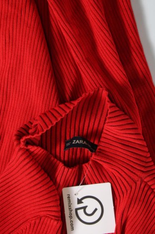 Dámský svetr Zara Knitwear, Velikost M, Barva Červená, Cena  121,00 Kč