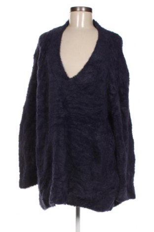 Дамски пуловер Zara Knitwear, Размер M, Цвят Син, Цена 8,40 лв.