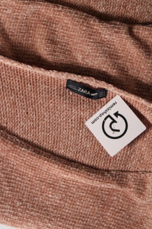 Дамски пуловер Zara Knitwear, Размер M, Цвят Бежов, Цена 8,00 лв.