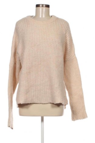 Pulover de femei Zara Knitwear, Mărime M, Culoare Bej, Preț 19,74 Lei