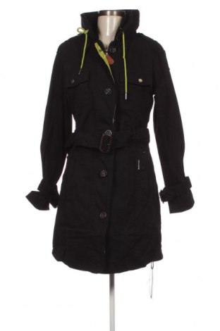 Damen Trench Coat Khujo, Größe S, Farbe Schwarz, Preis € 27,37