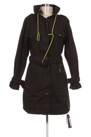 Damen Trench Coat Khujo, Größe M, Farbe Grün, Preis € 27,37